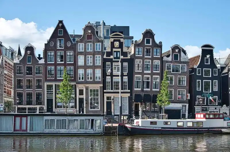 Amsterdam zonnige dag
