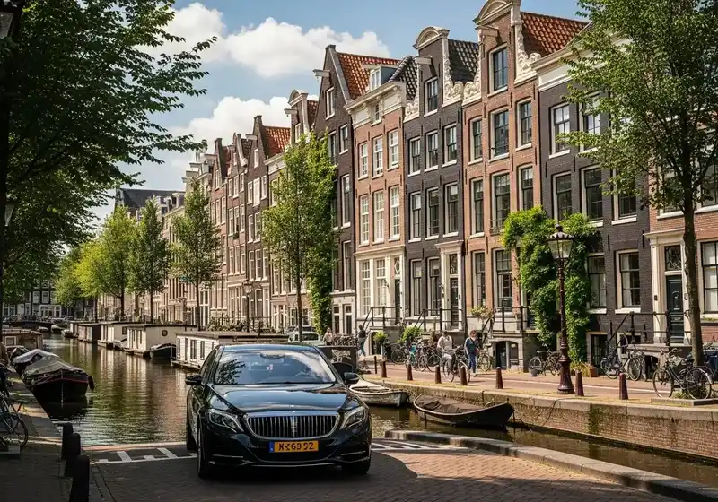 Taxi in the Jordaan