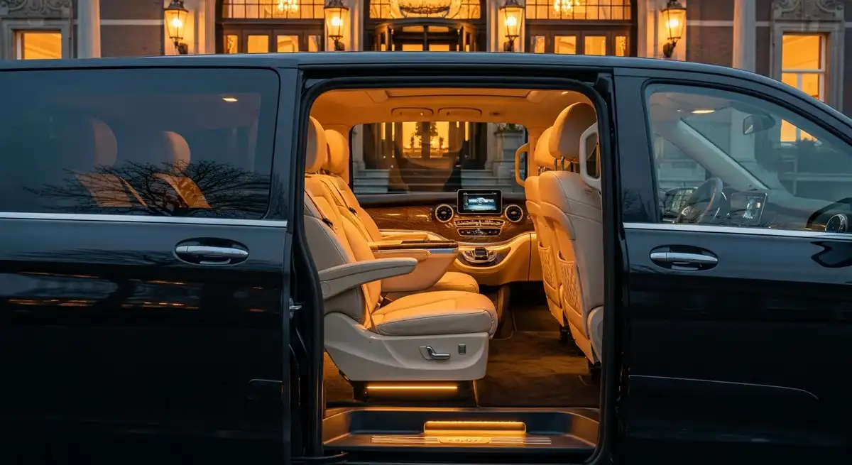 Mercedes-Benz V-Klasse 7 personen taxibus Amsterdam